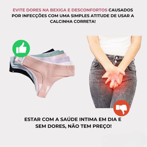 Calcinha CottonConfort™ [COMPRE 5 LEVE 10 + FRETE GRÁTIS]