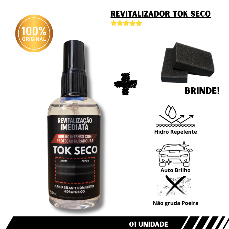 TOK SECO - Revitalizador de Plásticos Automotivos - N1° em Revitalização