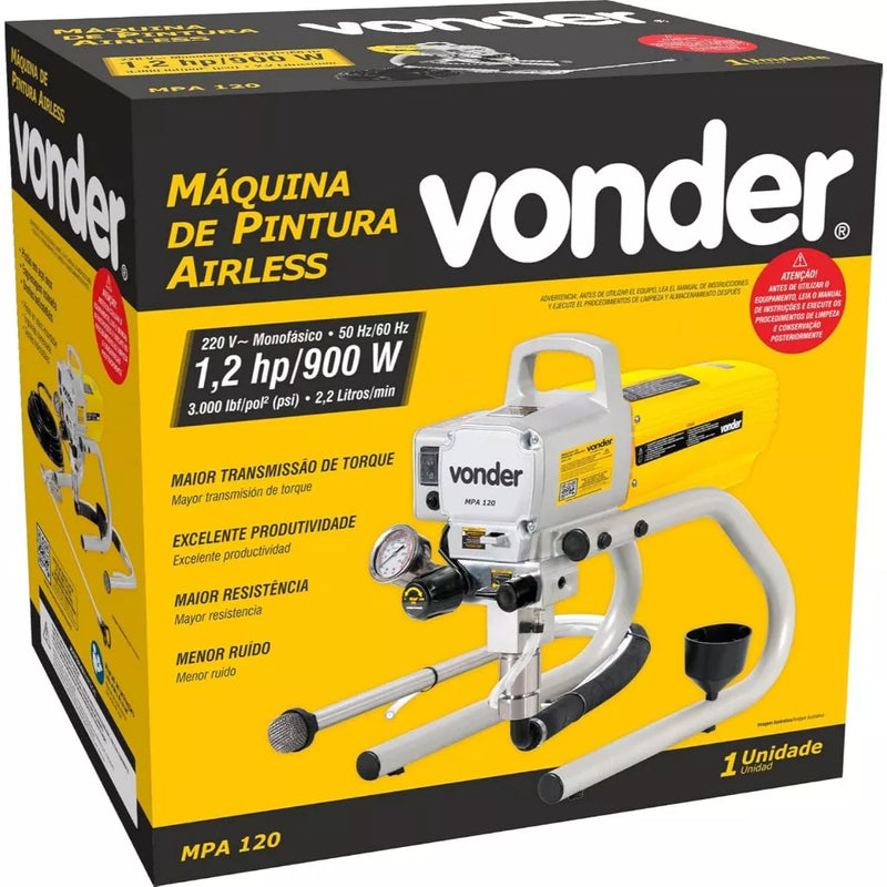MAQUINA DE PINTURA AIRLESS 1,2HP BIVOLT - ULTIMAS UNIDADES