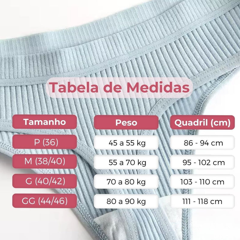 Calcinha CottonConfort™ [COMPRE 5 LEVE 10 + FRETE GRÁTIS]